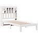 Letto Libreria senza Materasso Bianca 90x200 cm Legno di Pino - Foto miniatura 3