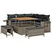 Set Divano da Giardino 8 pcs Grigio 100 x 100 x 71 cm - Foto miniatura 1