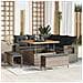 Set Divano da Giardino 8 pcs Grigio 100 x 100 x 71 cm - Foto miniatura 2