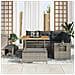 Set Divano da Giardino 8 pcs Grigio 100 x 100 x 71 cm - Foto miniatura 3