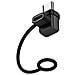 Adattatore A L Da Tipo-c Femmina A Maschio 2-pack: 240w, 120gbps Black - Foto miniatura 2