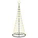 Albero di Natale LED Bianco caldo 100 x 100 x 250 cm Metallo - Foto miniatura 1