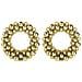 Corone di Palline di Natale 2 pcs Oro 33 x 33 x 7 cm - Foto miniatura 1