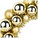 Corone di Palline di Natale 2 pcs Oro 33 x 33 x 7 cm - Foto miniatura 6