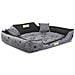 115x95 cm KINGDOG Cuccia per cani impermeabile personalizzabile Ossa nere - Foto miniatura 3