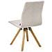 Set Di 2 Sedie Da Pranzo Rox Tessuto Beige Chiaro - Foto miniatura 5