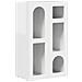 Credenza Bianco Lucido 59 x 35 x 100,5 cm Legno multistrato - Foto miniatura 1