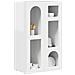 Credenza Bianco Lucido 59 x 35 x 100,5 cm Legno multistrato - Foto miniatura 3