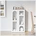 Credenza Bianco Lucido 59 x 35 x 100,5 cm Legno multistrato - Foto miniatura 4