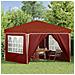 Tenda per feste a pop-up 288 x 288 x 245 cm Terracotta - Foto miniatura 3