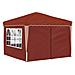 Tenda per feste a pop-up 288 x 288 x 245 cm Terracotta - Foto miniatura 5