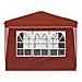 Tenda per feste a pop-up 288 x 288 x 245 cm Terracotta - Foto miniatura 8