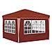 Tenda per feste a pop-up 288 x 288 x 245 cm Terracotta - Foto miniatura 9