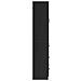 Set di armadi 2 pcs Nero 66 x 34,5 x 87 cm Legno ingegnerizzato - Foto miniatura 5