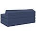 Divano Letto Pieghevole Blu 120 x 60 x 49 cm Tessuto - Foto miniatura 5