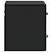 Mobiletto da notte a muro 2 pcs Nero 34,5 x 33 x 40 cm - Foto miniatura 6