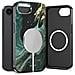 Custodia Tech-protect Lamano Magsafe Nera E Verde Per Iphone 16e / 17e - Foto miniatura 3