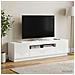 Mobile TV LED Bianco Lucido Legno ingegnerizzato - Foto miniatura 4