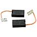 Spazzole di carbone per Bosch GOF 900 ACE - 6,3 x 12,5 x 22 mm - coppia - Foto miniatura 2