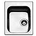 Serie Roma Lavello da Incasso 1 Vasca Dimensioni 42 x 50 cm Colore Inox - Foto miniatura 1