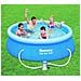 57268 Piscina Tonda Fuori Terra Autoportante 244 X 66 Cm In Pvc - Foto miniatura 2