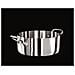 Casseruola Bassa Alu-inox 1907 Per Induzione Con Due Maniglie Inox - Diametro Cm 24 - Altezza Cm 10-capacità Lt 6,7 - Foto miniatura 1