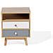 Comodino A Due Cassetti Marrone Fargo - Foto miniatura 20