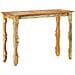 Tavolo Consolle 110x40x76 Cm In Legno Massello Di Recupero - Foto miniatura 7