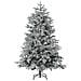 Albero Di Natale Artificiale Ricoperto Di Neve 180 Cm Bianco Bassie - Foto miniatura 1
