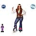 -60006 -60006-costume Dà Hippie Adulti, Donna, 60006, Blu, Xl - Foto miniatura 1