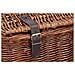 Ingranaggio Della Bicicletta 871125233066, Cestino In Vimini Per Bici Unisex Adulto, Marrone, Un Formato - Foto miniatura 2