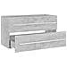 Set Mobili da Bagno 2 pz Grigio Cemento in Legno Multistrato - Foto miniatura 6