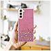 Custodia Compatibile Con Samsung Galaxy S21 5g In Rosa Con Glitter - Coperchio Protettivo In Silicone Tpu Flessibile Con Glitter Scintillanti - Foto miniatura 7