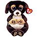 Peluche Beanie Babies Cane Ranger 20 Cm Marrone /Bianco - Foto miniatura 1