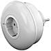 Luce Notturna A 3 Led Plug-in Con Sensore Crepuscolare Bianco Freddo - Foto miniatura 1
