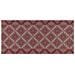 Tappeto Passatoia Tessuto Jacquard Linea Emozioni Disegno Damasque Rosso 57x500 Rosso - Foto miniatura 1