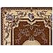 Tappeto Salotto Camera Velour Antiscivolo Mod. Abusson Suardi Vari Colori 65x110cm (set 2) Marrone - Foto miniatura 3
