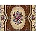 Tappeto Salotto Camera Velour Antiscivolo Mod. Abusson Suardi Vari Colori 65x110cm (set 2) Marrone - Foto miniatura 4