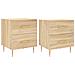 Comodini 2 Pz Rovere Sonoma 40x35x47,5 Cm In Legno Multistrato - Foto miniatura 2
