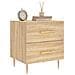 Comodini 2 Pz Rovere Sonoma 40x35x47,5 Cm In Legno Multistrato - Foto miniatura 3