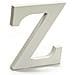 Lettera Z Legno Bianco (1,8 X 21 X 17 Cm) (12 Unità) - Foto miniatura 2