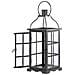 Lanterna In Metallo Nero 52 Cm Clara - Foto miniatura 2