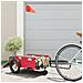 Rimorchio Da Bici Rosso Oxford E Ferro - Foto miniatura 1