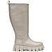 Light Taupe Casual Closed Boots Stivali Pelle Scarpe Donna Beige Eu 39, 208-17368001-105 716 - Foto miniatura 1