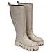 Light Taupe Casual Closed Boots Stivali Pelle Scarpe Donna Beige Eu 39, 208-17368001-105 716 - Foto miniatura 2