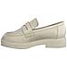 Beige Casual Closed Loafers Mocassino Pelle Scarpe Donna Beige Eu 37, 2-24303-20 403 - Foto miniatura 3
