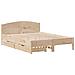 Letto senza Materasso 135x190 cm in Legno Massello di Pino - Foto miniatura 2