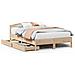 Letto senza Materasso 135x190 cm in Legno Massello di Pino - Foto miniatura 1