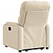 Poltrona Alzapersona Reclinabile Crema in Tessuto - Foto miniatura 5