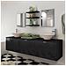 Lusso Casadino -  Set Mobili Da Bagno 10 Pz Con Lavabo E Rubinetto Nero - Foto miniatura 8